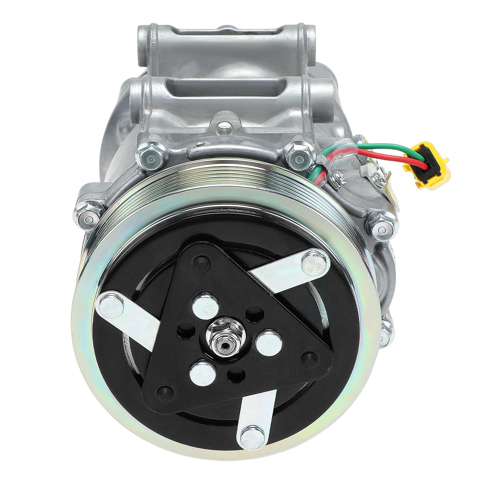 Frankberg Compresor de aire acondicionado Compresor A/C con Embrague Diesel Compatible con Proace Jumpy Expert C8 807 Ulysse Scudo Phedra Replace# 89136, Incluye aceite preengrasado