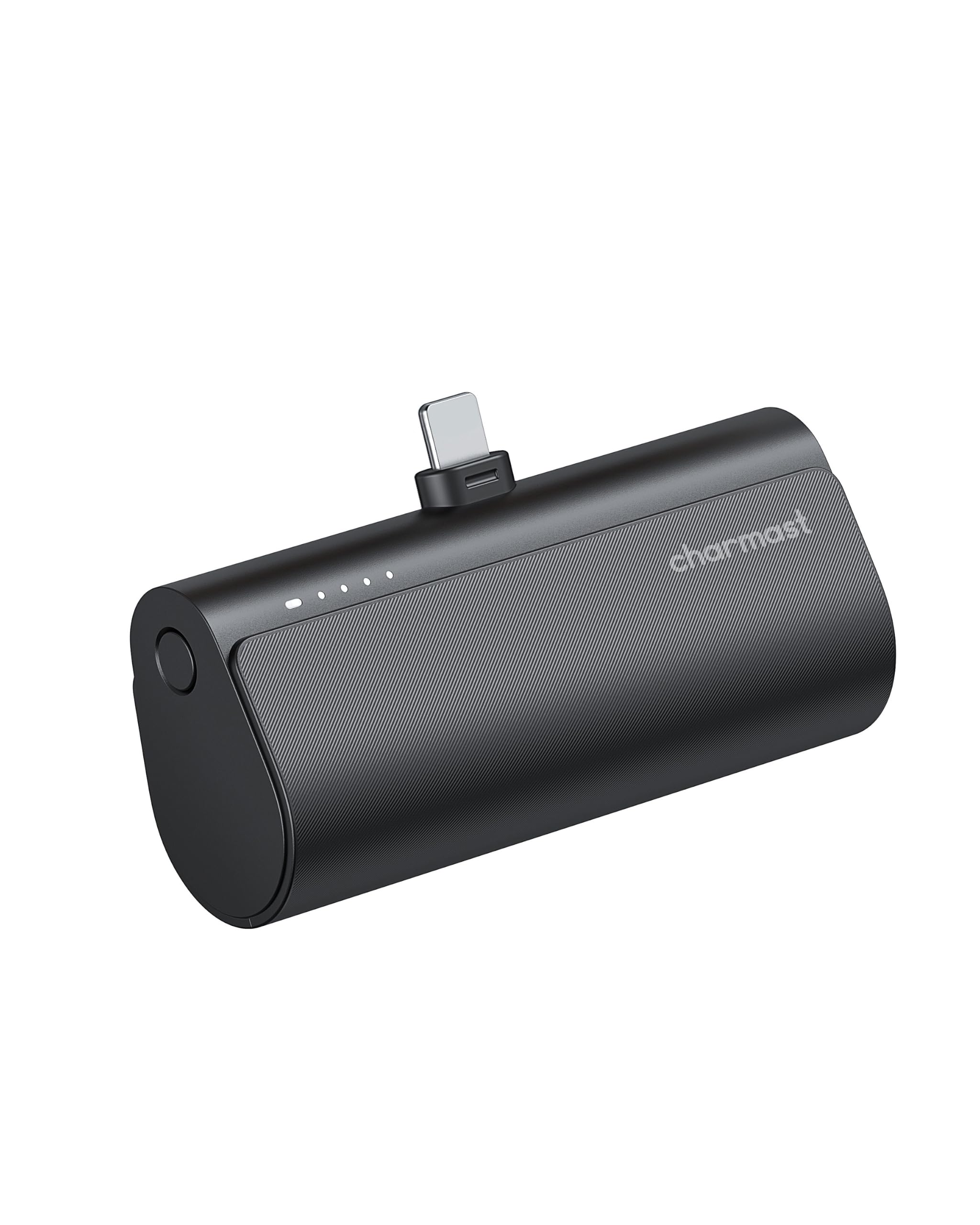 Charmast 20W Power Bank for iPhone 14/13, Mini Size with Built-in Connector