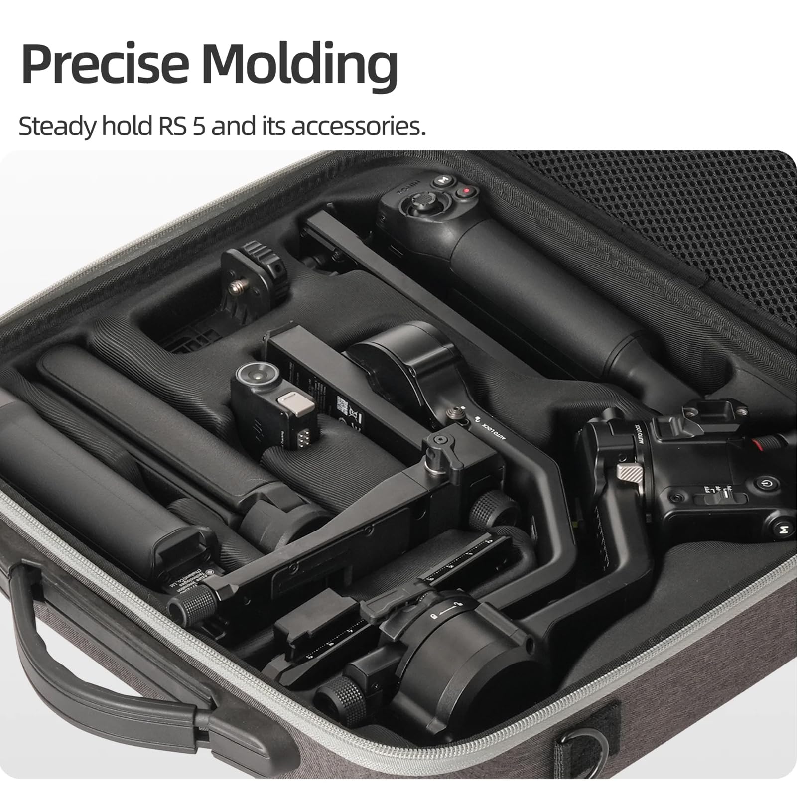 Custodia Borsa per DJI RS 5, Ronin 5 Gimbal Stabilizzatore Case, Custodia da trasporto Borsa a mano Case da viaggio Portatile Bag a tracolla Accessori per DJI RS 5 Combo