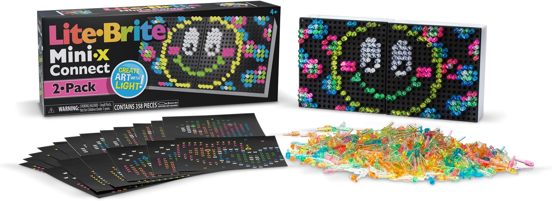Lite Brite Mini-X Connect 2 Pack