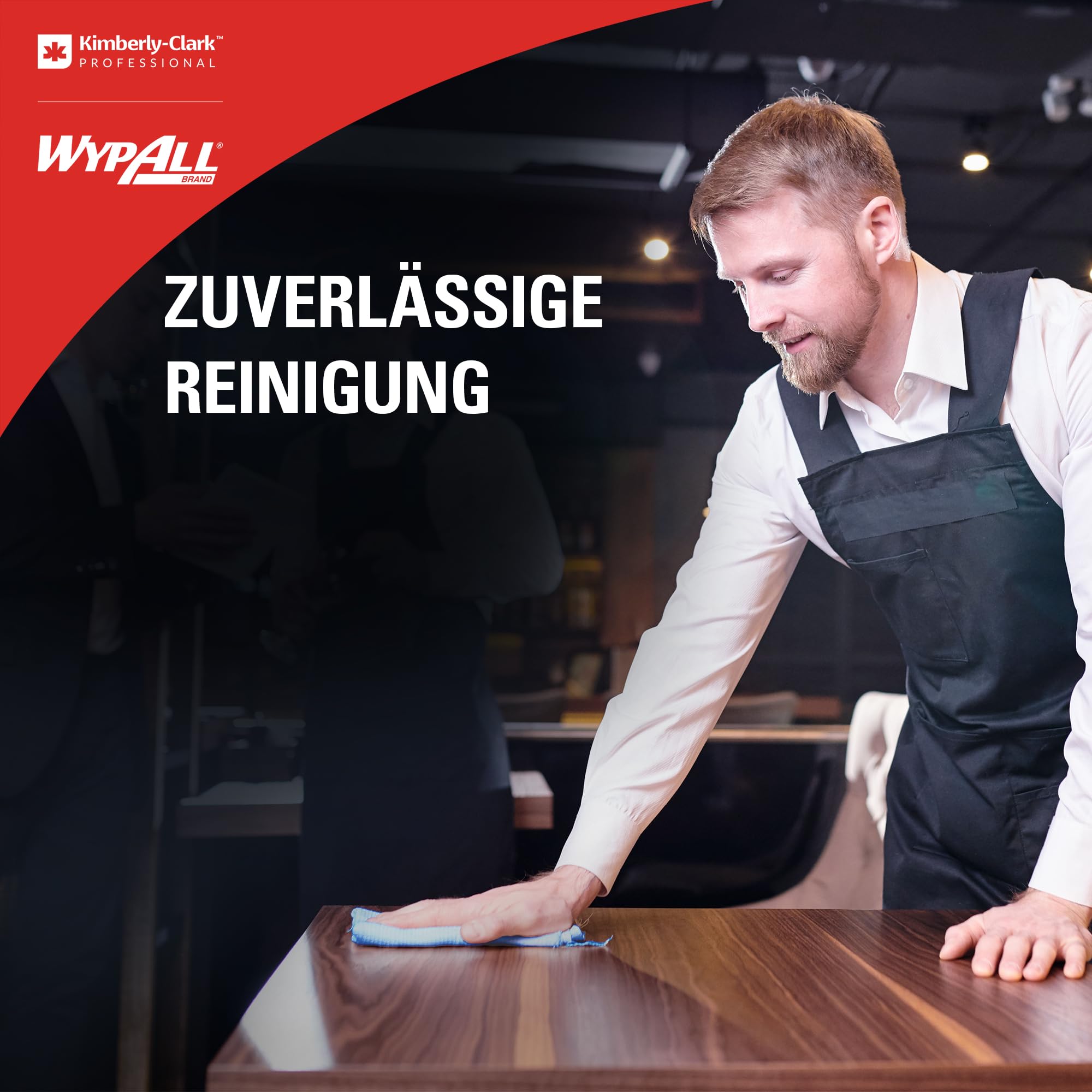 WypAll L30 Papiertücher für industrielle Reinigung 7426, Jumbo Rolle, hohe Saugfähigkeit, extra breit, 3-lagig, 1 Rolle x 670 blaue Tücher (Gesamt 670 Stück)