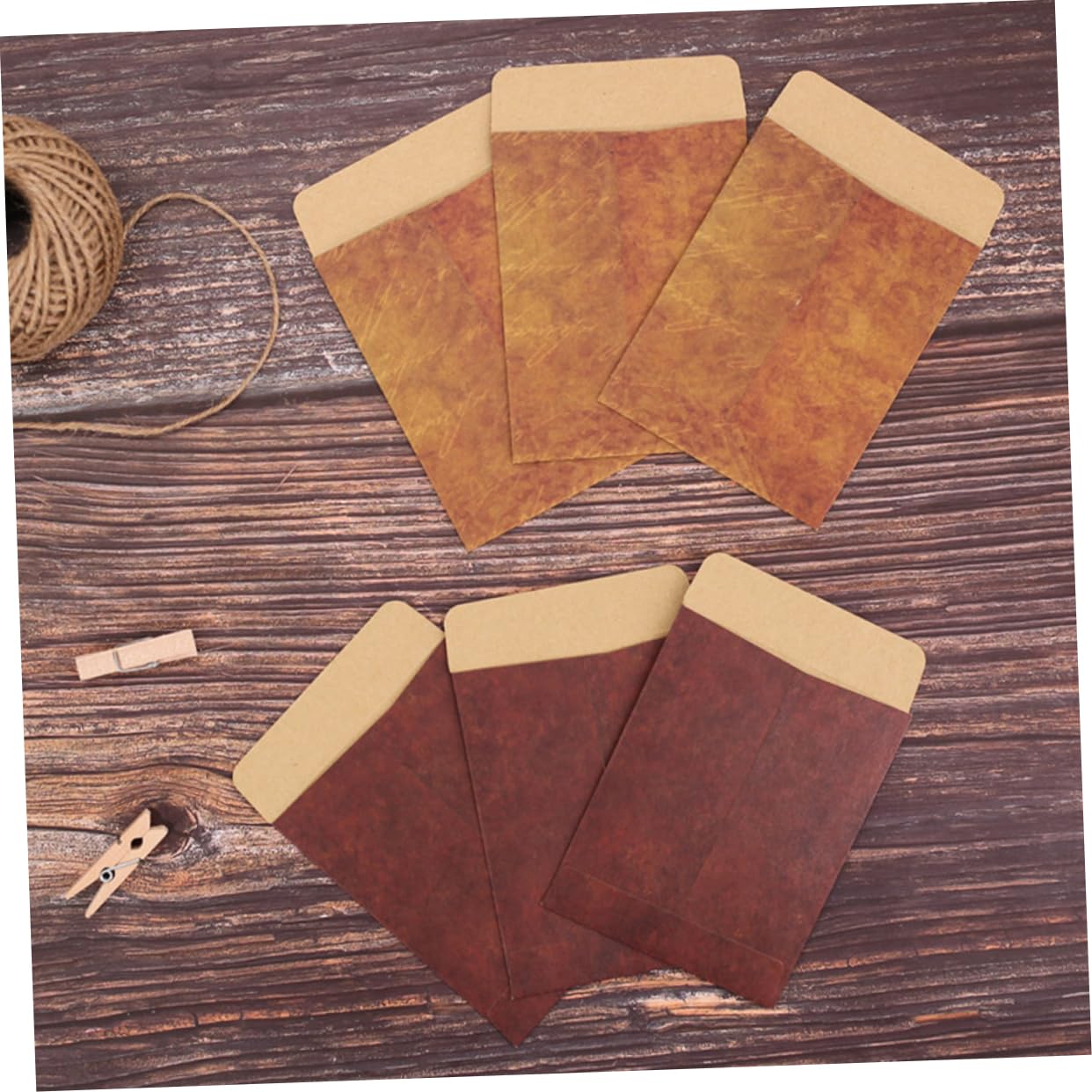 Operitacx 250 Piezas Sobre De La Vendimia Envolver Sobre Festivo Sobres Festivos Sobres De Diseño Vintage De Cartas De Carta Antiguos Bonitos Sobre Vacío Papel Kraft