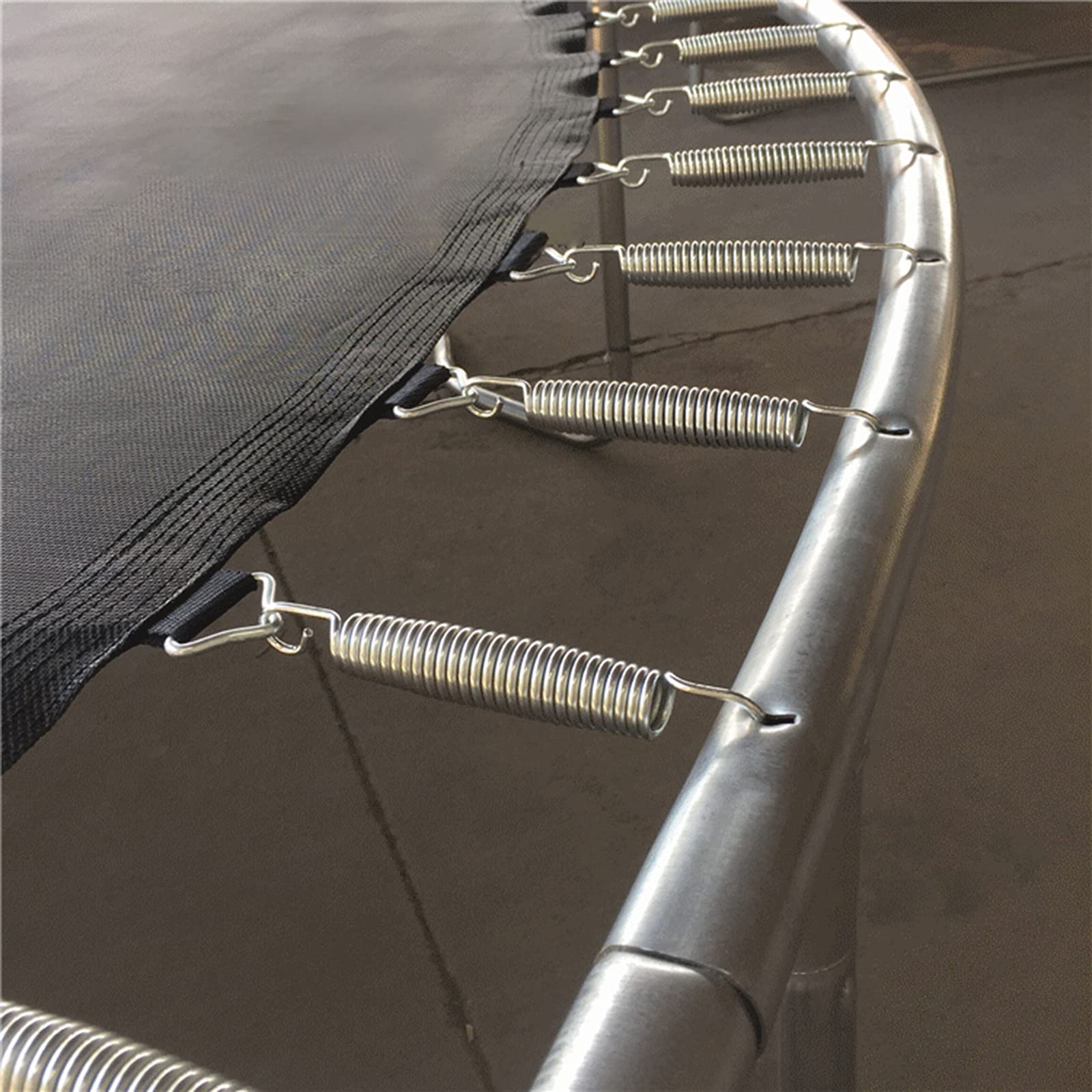 Yarlung 20 Stück 17,8 cm Edelstahl Trampolin Federn mit kostenlosen 2 T-Haken für Skywalker, JumpKing, Upperbounce, Skybound