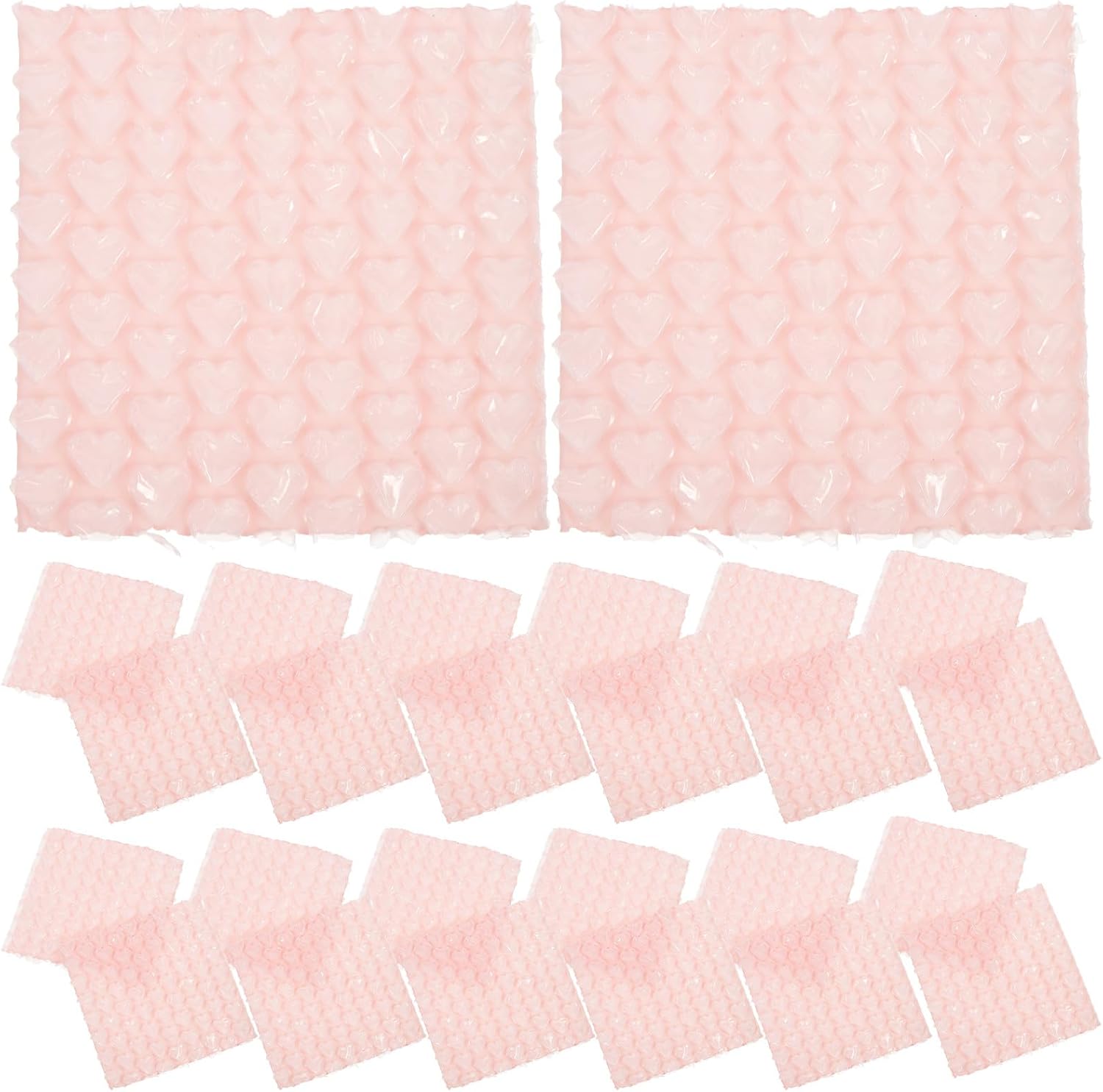50pcs Air Bubble Shipping Bags - 4"x4" Self-Sealing Bubble Mailers - Void Fill Packaging Pillows - Inflatable Air Column Bags for Fragile Item Protection