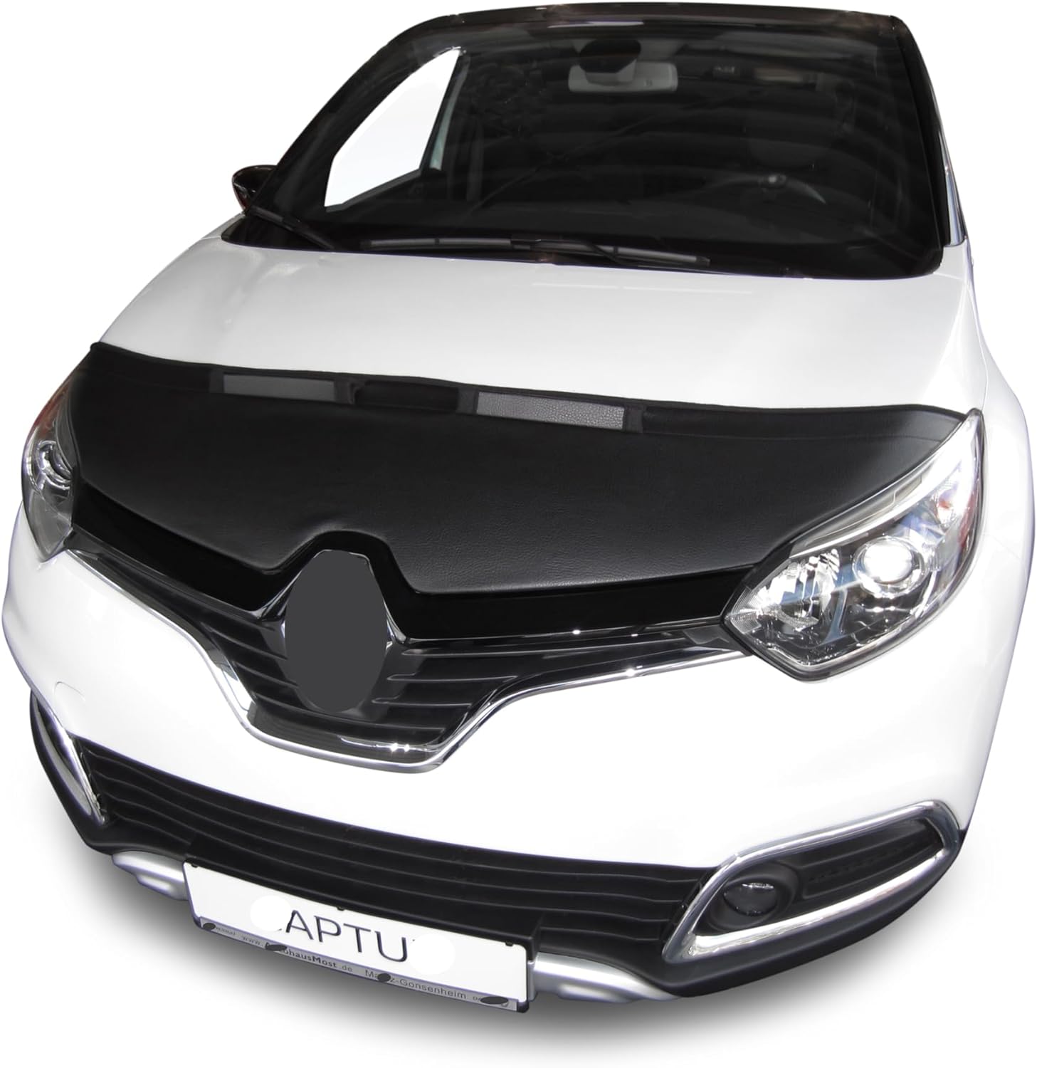 AB3-00070 Custom CAR Hood Bra Compatible with Renault Captur 2013-2019 Front End Nose Mask Bonnet Bra STONEGUARD Protector Tuning