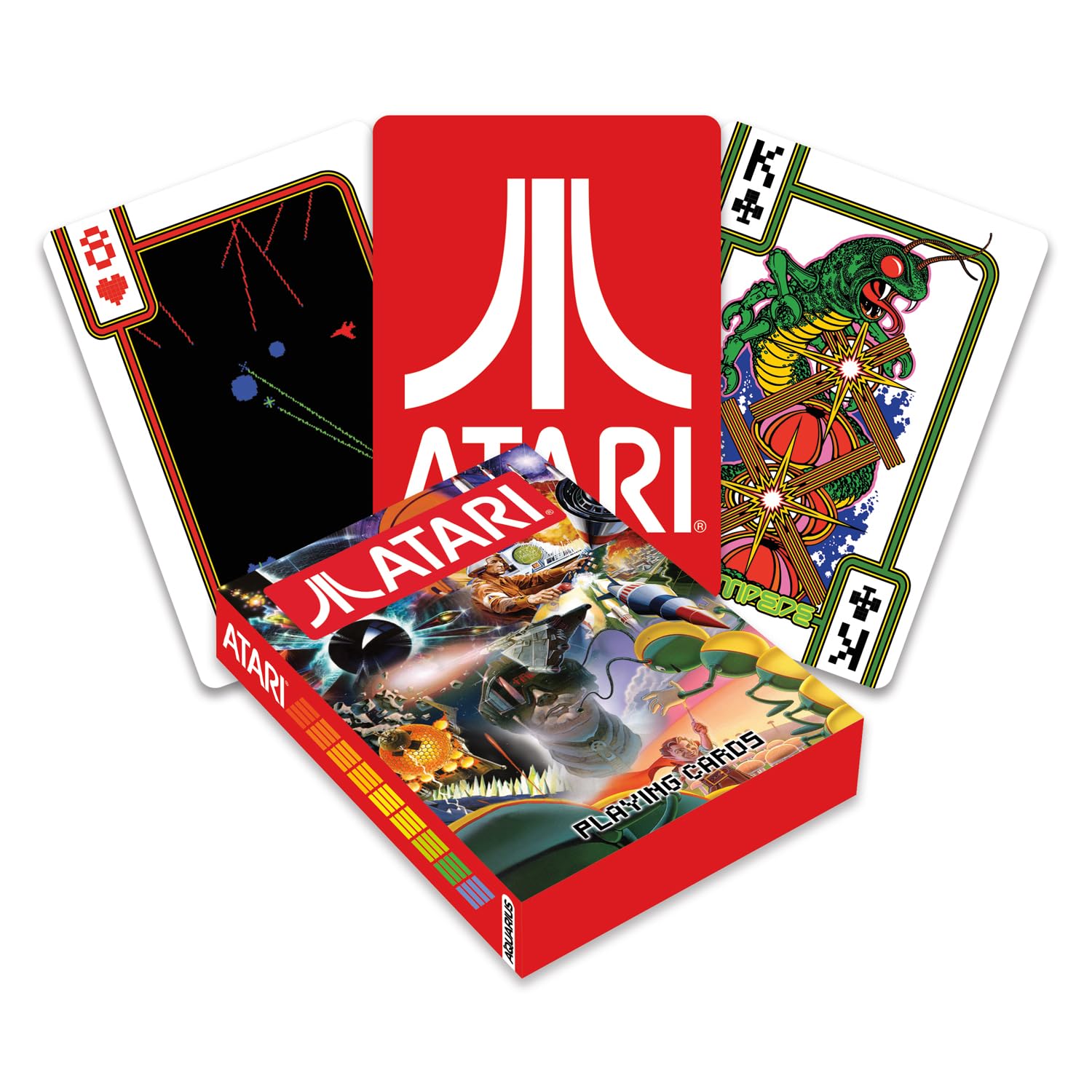 Atari Playing Cards - Atari Themed Deck of Cards for Your Favorite Card Games - Officially Licensed Atari Merchandise & Collectibles