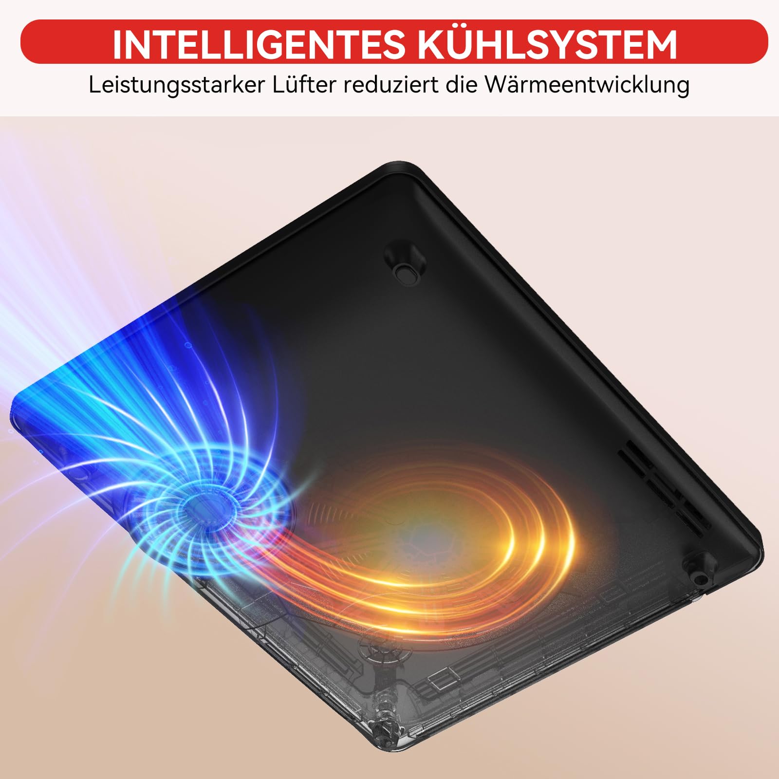 Hermitlux Induktionskochfeld 1 Platte 2100W 28cm mit Timer Touch-Steuerung 9 Leistungsstufen Kindersicherung Glaskeramik