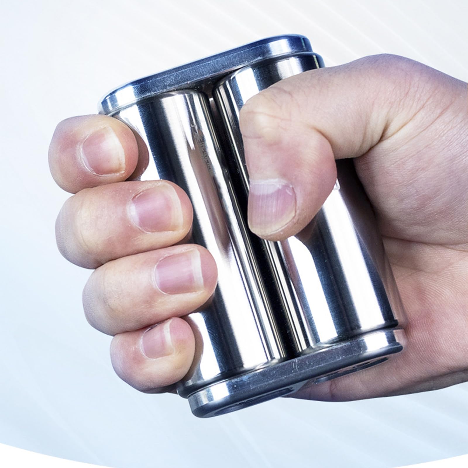 Kompaktes Fingertraining mit Zwei-Wege-Rotations-Design-Roller, kopiert starke Metall-Handfläche, Fitness zur Verbesserung der Griffigkeit