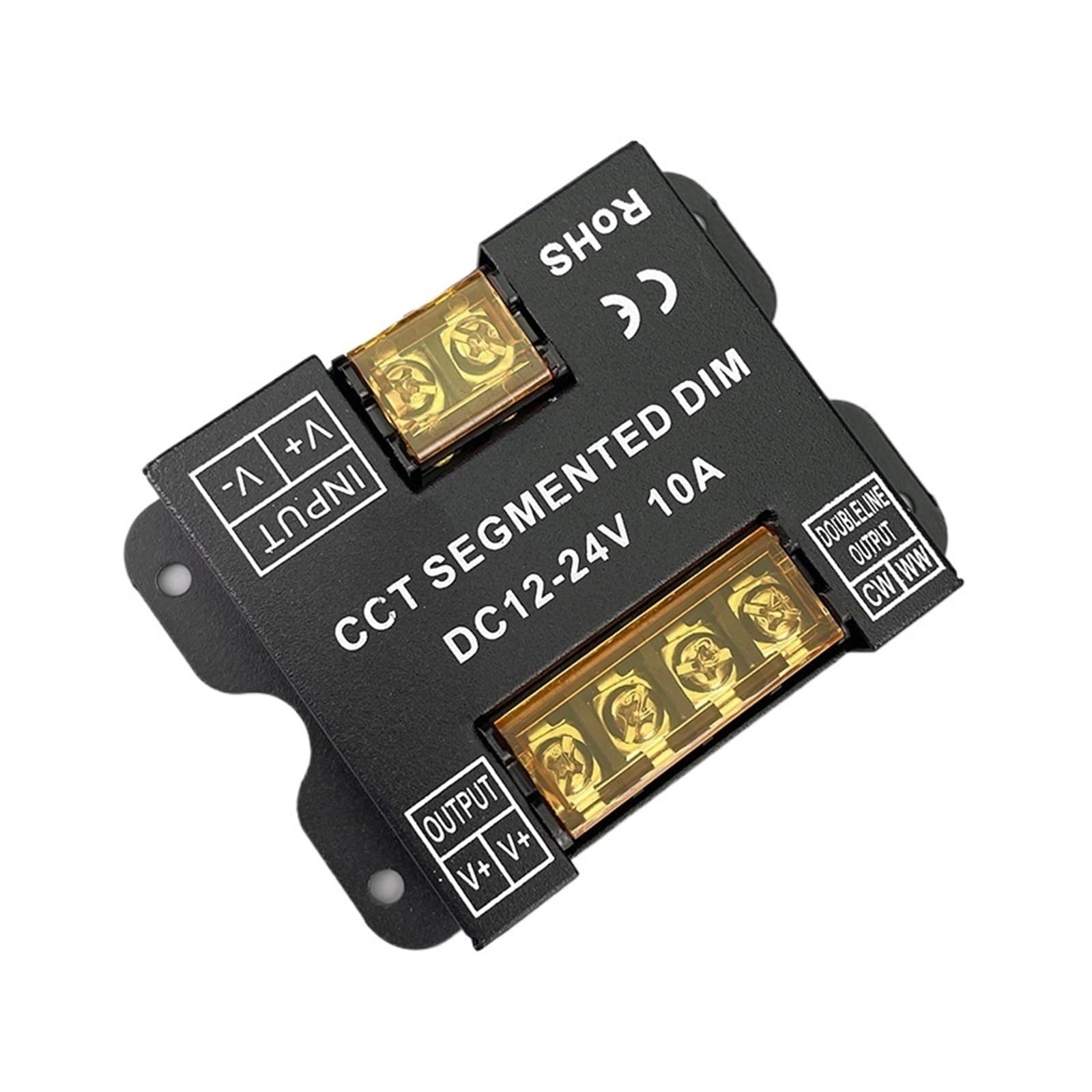 Controlador de atenuación LED optimizado para voltaje 5V 12V 24V y ajuste de brillo RGB total