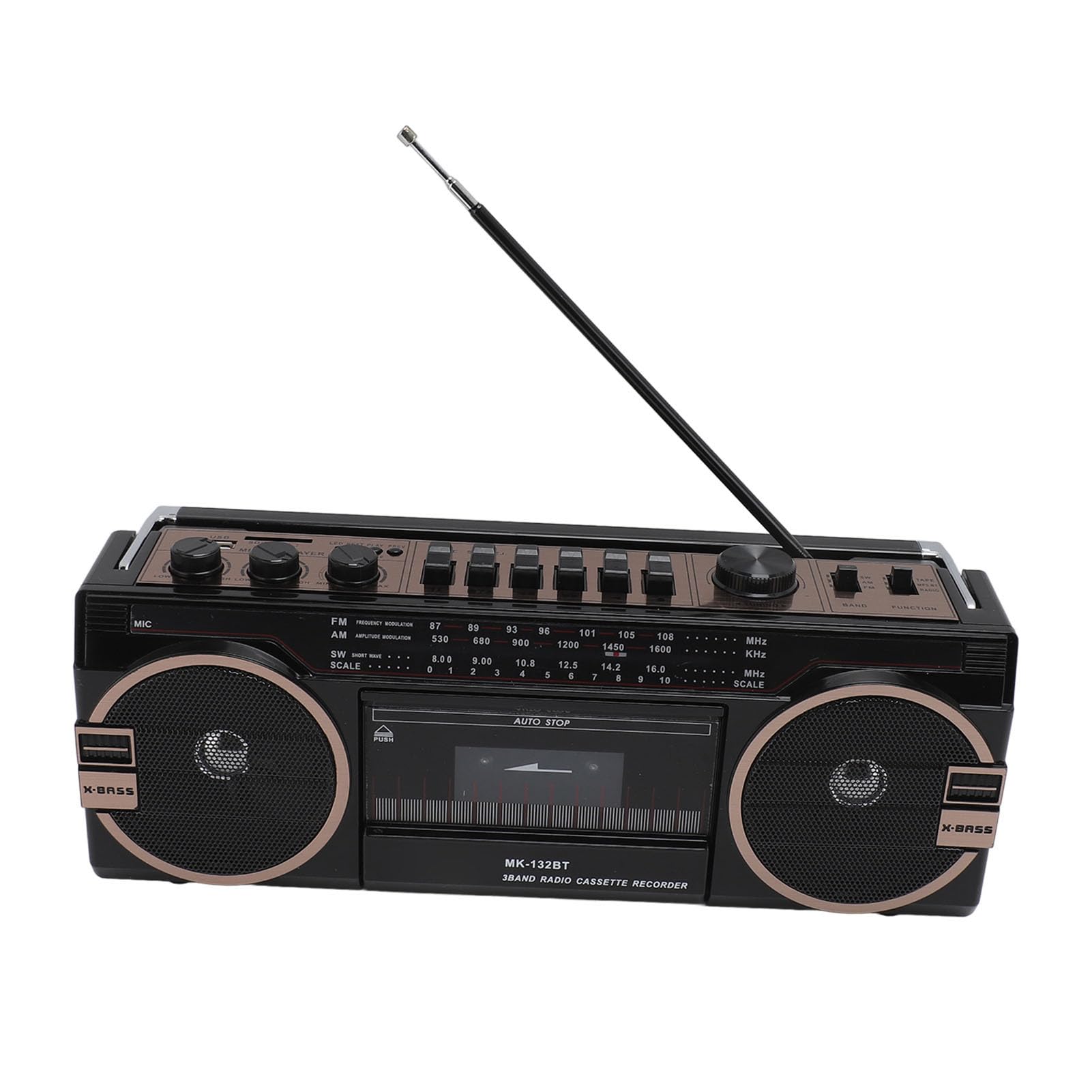 Cassette Player, Vintage Retro Tape Recorder, USB Port, Headphone