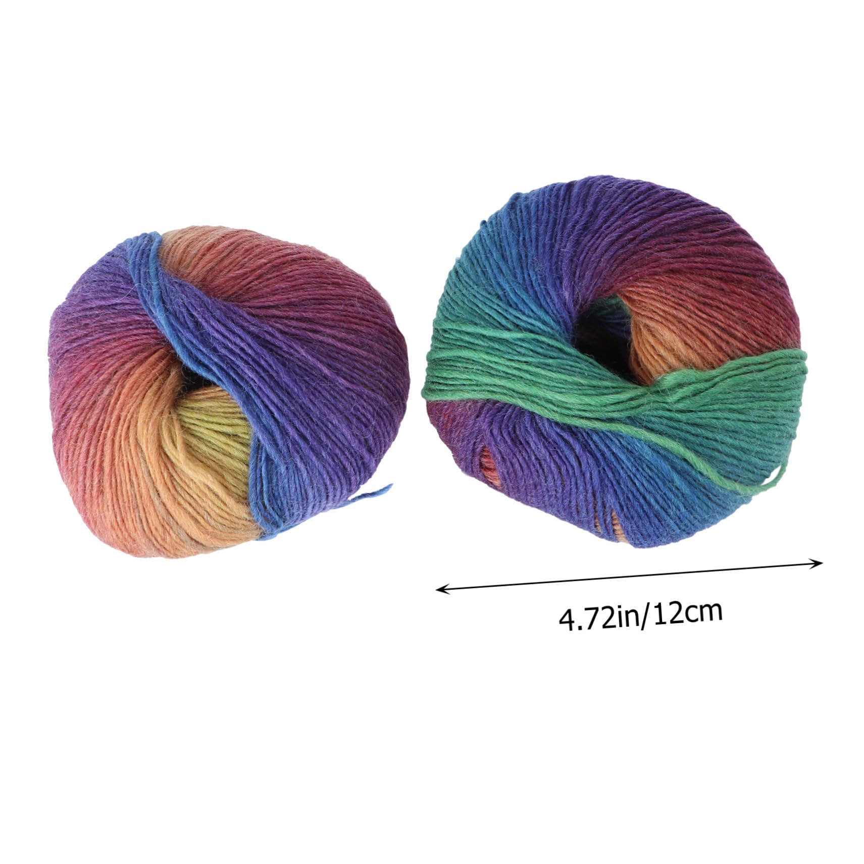 STOBOK 6rollen Bunte Wolle Farbverlauf Wolle Strickgarn Für Handarbeiten Geeignet Für Stricken Von Mützen Kleidung Socken Und Weiteren Kreativen Projekten Für Zuhause Und Bastelbedarf