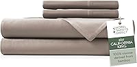 Vista 26 de Hotel Sheets Direct Juego de Sábanas de Cama de 4 Piezas, Tamaño Queen, 100% Viscosa Derivada de Bambú, Juego de Sábanas con 2 Fundas de Almohada