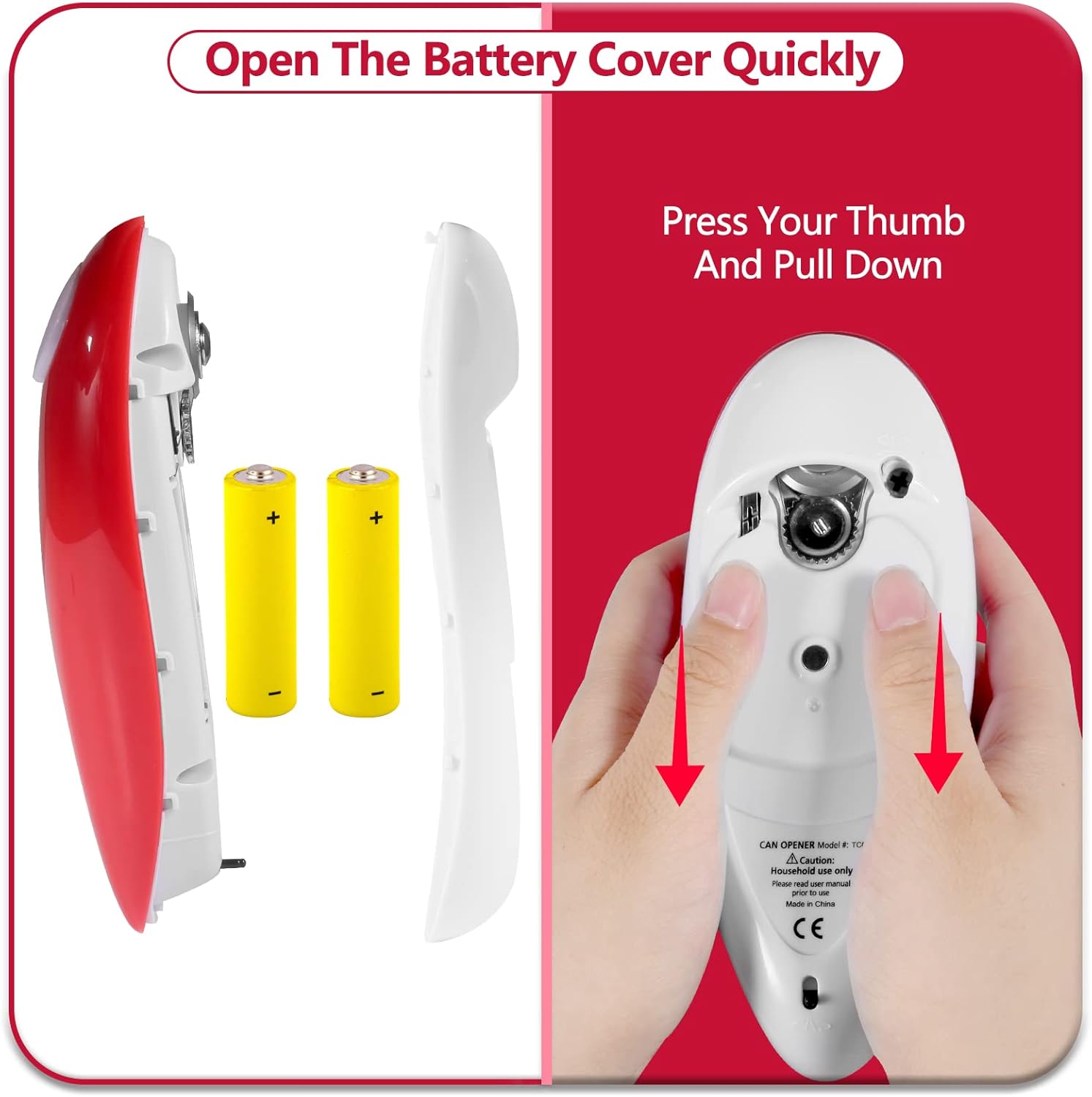 Electric Can Opener, Can Opener Smooth Edge,Stainless Steel a Simple Push Automatic Electric Can,Best Kitchen Gadget for Arthritis : Home & Kitchen