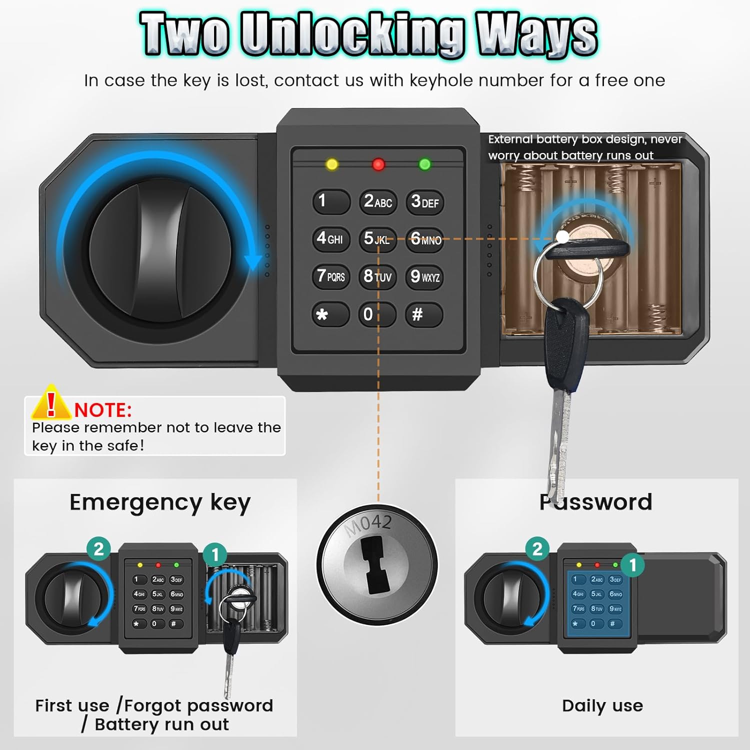 6.5 Cuft Large Safe Fireproof Waterproof | 1800°F Fire Protection for 35 Mins, Security Safe Box with Combination Lock, Anti-theft Alarm and Removable Shelf, Safes for Home Use Fire and Water Proof