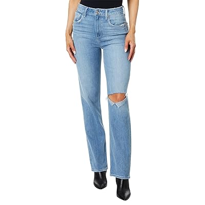 Paige Stella Straight 31 Seamed Beltloops in Fascinate Destructed Women