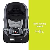 Vista 4 de Baby Trend Trooper™ Slim 3 en 1 Asiento de coche convertible, Negro Dash