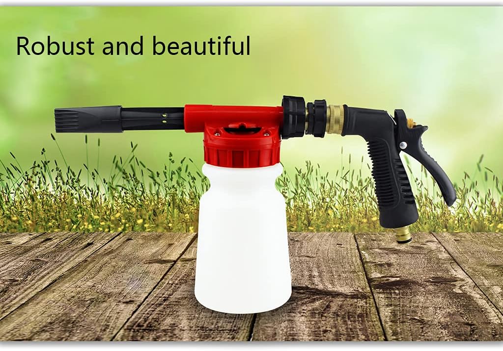 Adjustable Car Wash Foam Nozzle Hose Wash Sprayer Low Pressure Foam Generator For Washing Dry Car