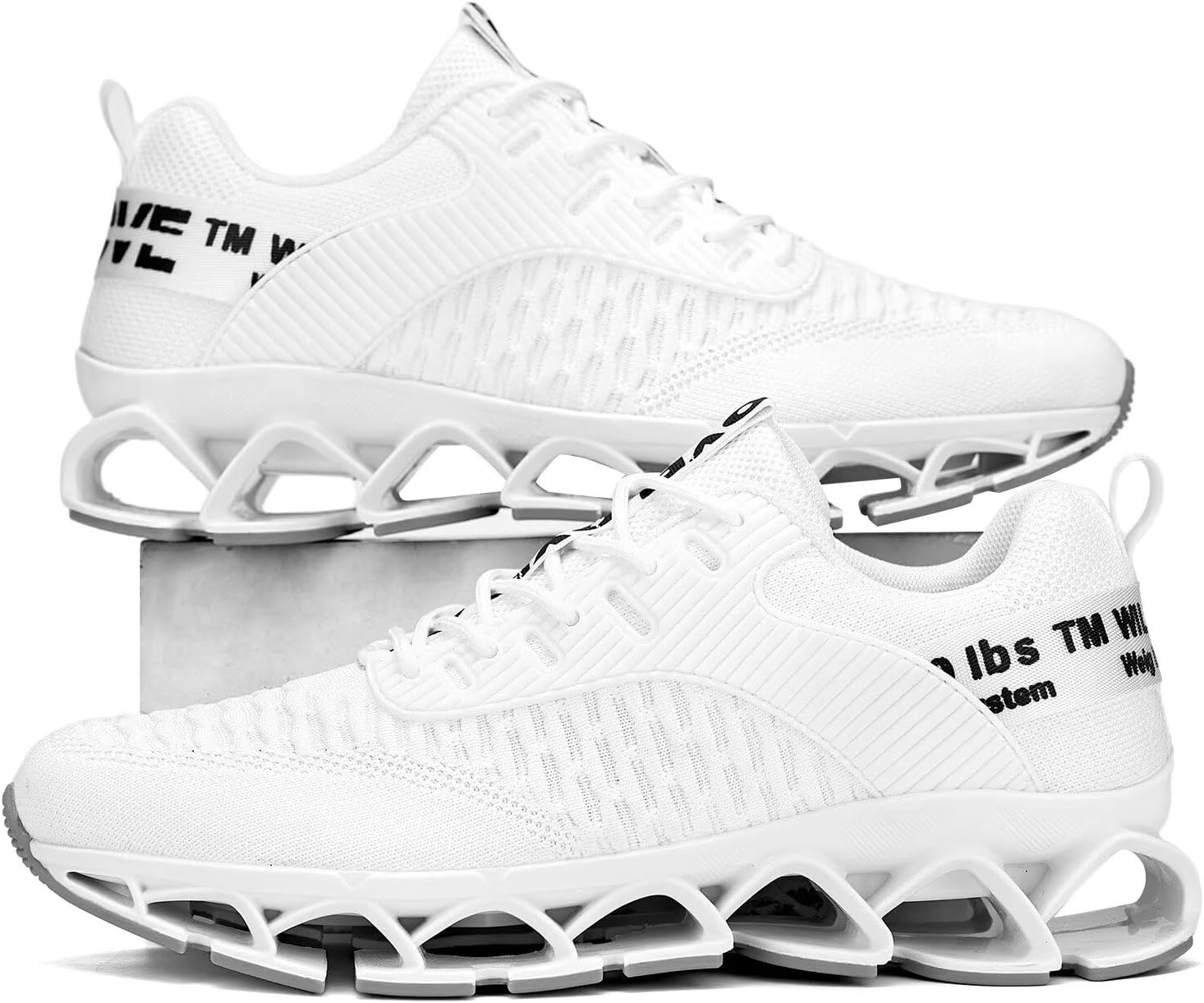 Vooncosir Men's Fashion Sneakers Breathable Mesh Running Shoes Blade Non Slip Soft Sole Casual Athletic Walking Shoes - Image 7