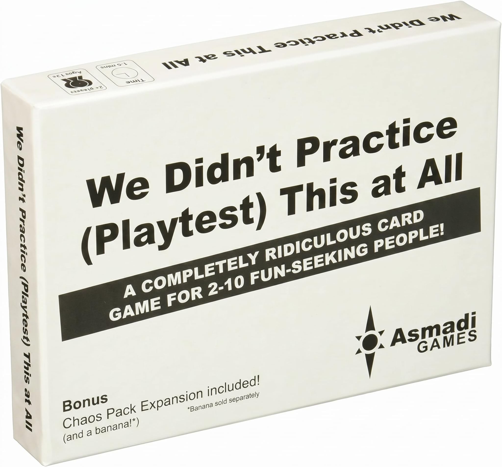 Asmadi Games ASM SA01 We Didnt Playtest This At All Dragon Board Games, Multi-colored, Basic pack