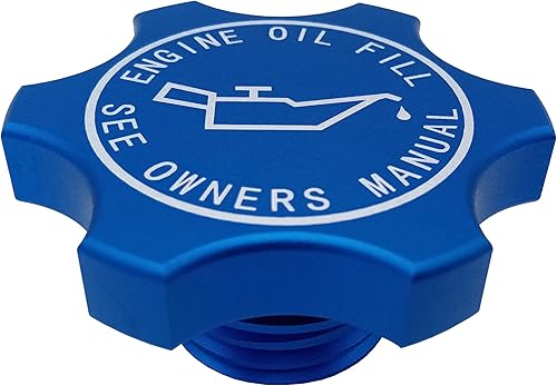 Tapa de llenado de aceite de motor de aluminio compatible con Chrysler Dodge Jeep Ram Mitsubishi Mini 1993-2020