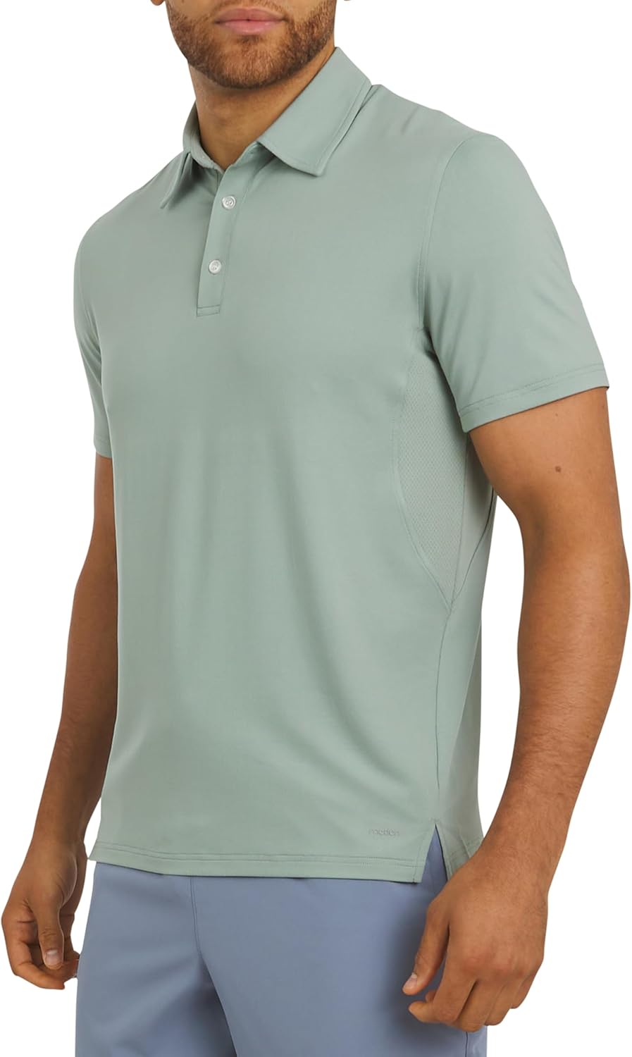 Motion Men's Slim Fit Active Performance and Everyday Super Soft Stretchable Polo Shirt (S-XL)