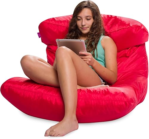 Miniatura 56 de Posh Creations Puf estructurado cómodo para jugar, leer y ver la televisión, tumbona laguna, lona - Critters del bosque en blanco Lienzo Critters