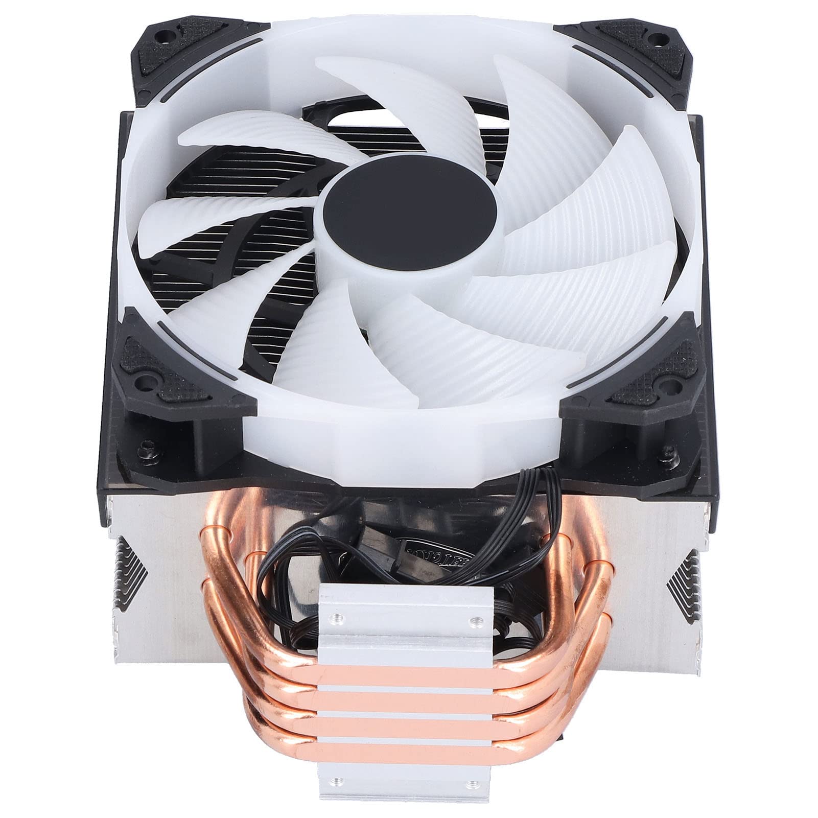 Yosoo Health Gear Chłodnica CPU, Czysta miedź 4 Rurki Cieplne, 120mm