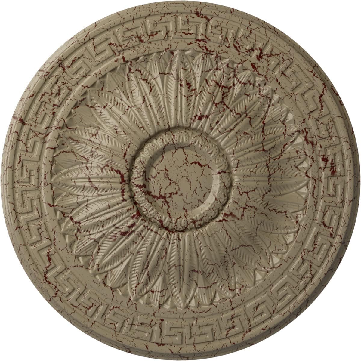Ekena Millwork CM20HAGDC Randee Ceiling Medallion, Gobi Desert Crackle