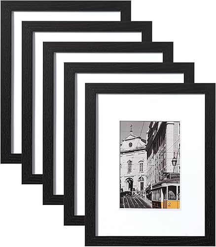 Vista 74 de eletecpro Juego de 10 marcos de fotos de 8 x 10 pulgadas, collage de fotos, decoración de pared, fotos de 5 x 7 con paspartú o de 8 x 10 pulgadas