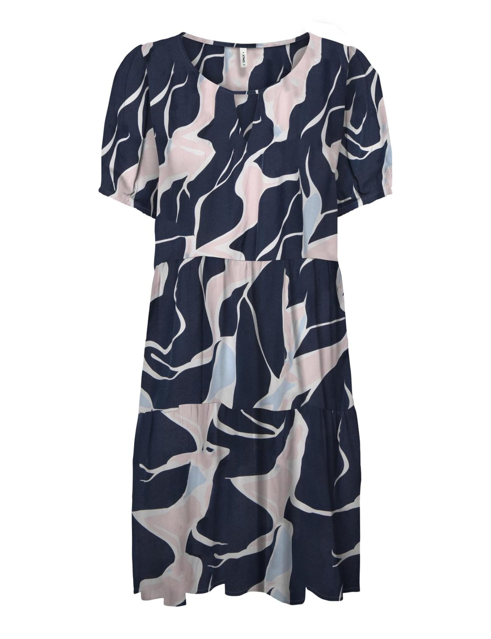 ONLY Women's Onlnova Life Vis Thea Kh Dress AOP, Sky Captain, XL