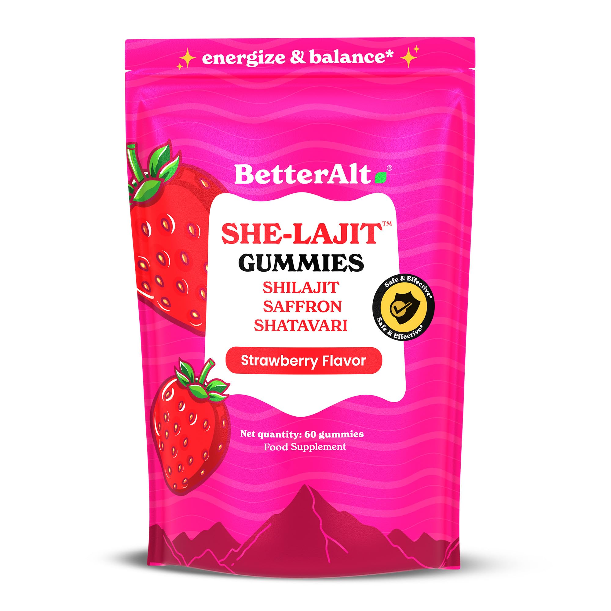 Better Alt She-lajit Gummies para Mulheres | Shilajit do Himalaia ...