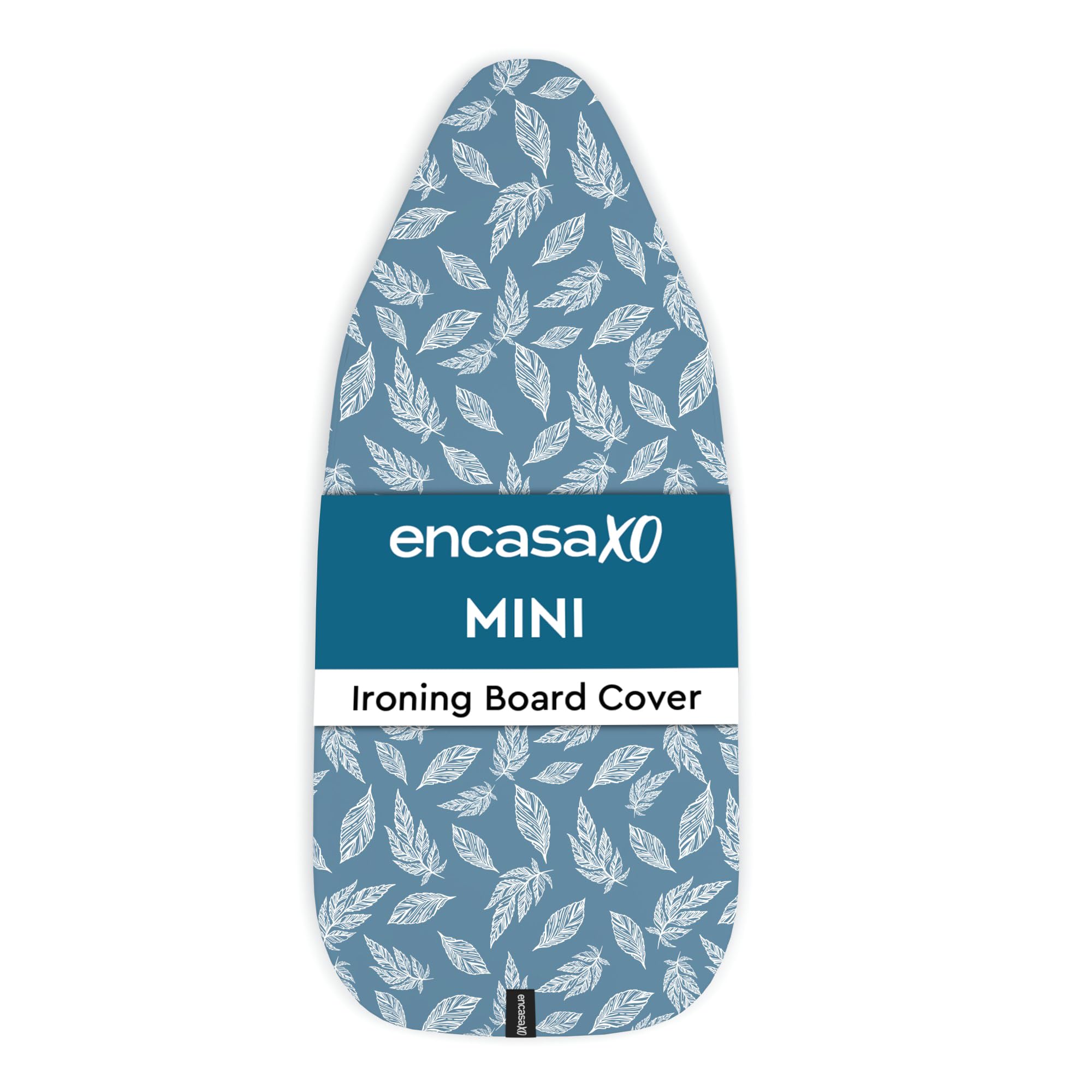 Encasa XO Ironing Board Covers and pad 125x46 cm- Thick 3mm Felt Padding, Drawstring Tightening & Lock, Heat Reflective, Scorch & Stain Resistant, for Wide Ironing Board - Grey Tiles — view 26