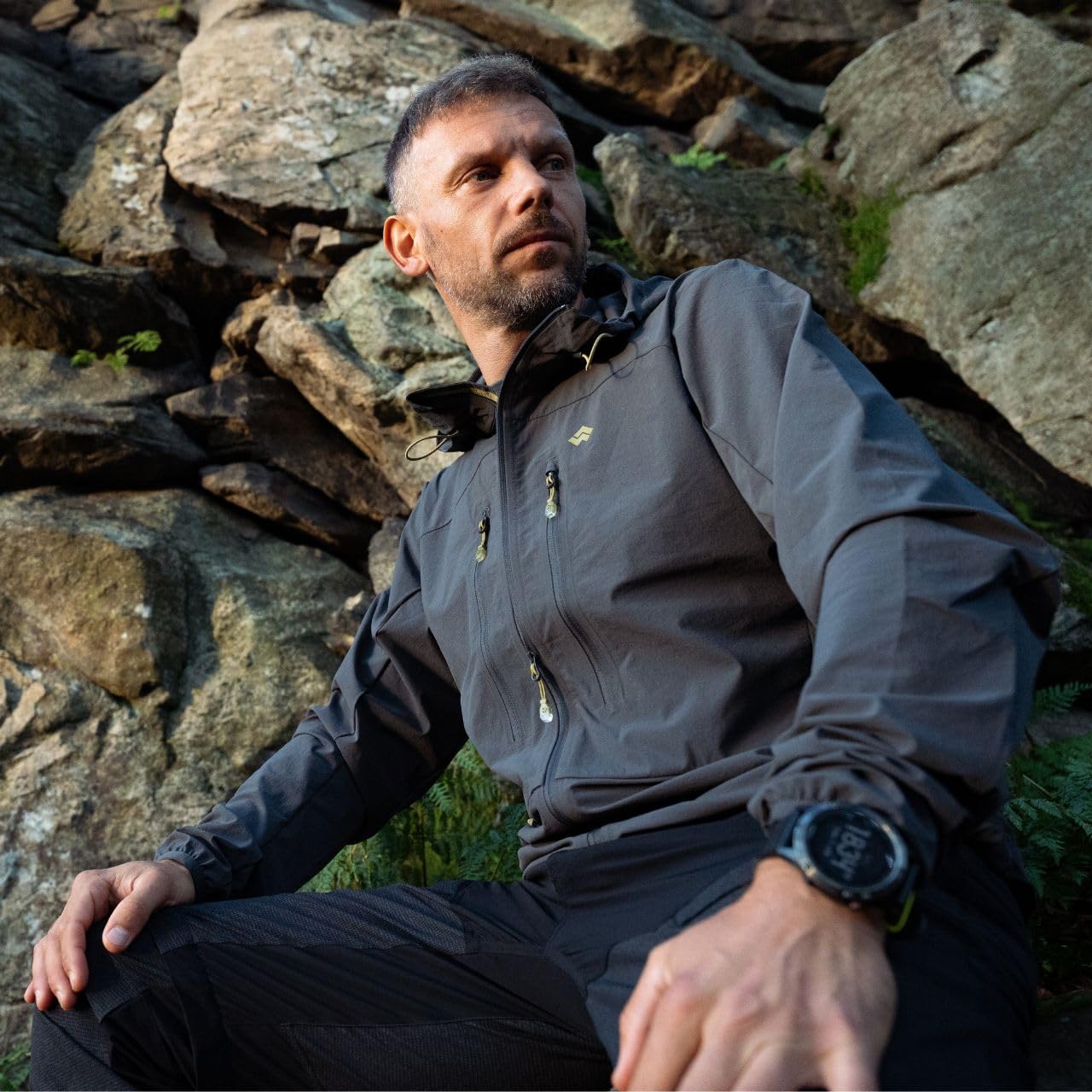 Alpinus Kurtka męska softshell Pourri zielona FF18606