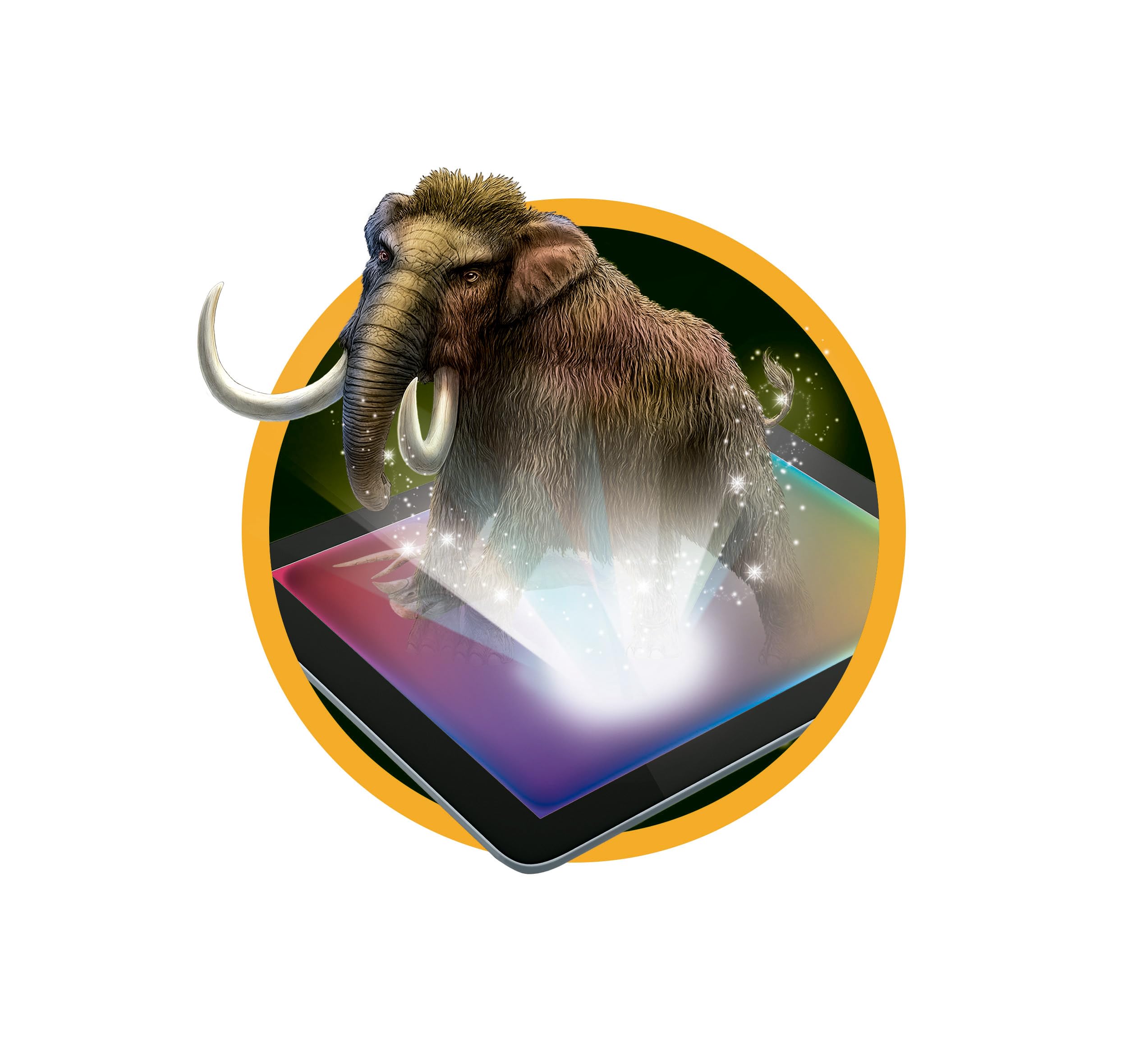 Clementoni 55540 Archeogiocando Mamut fosforescente Gioco di