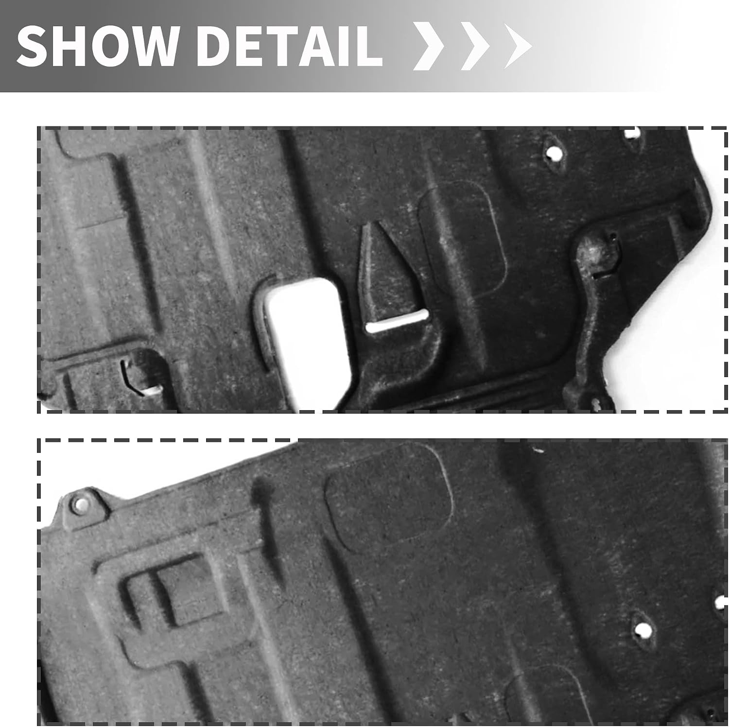 PartsFlow Front Engine Splash Shield For 2013-2017 Ford C-Max For 2012-2017 Ford Focus For 2014-2017 Transit Connect AV6Z6P013A