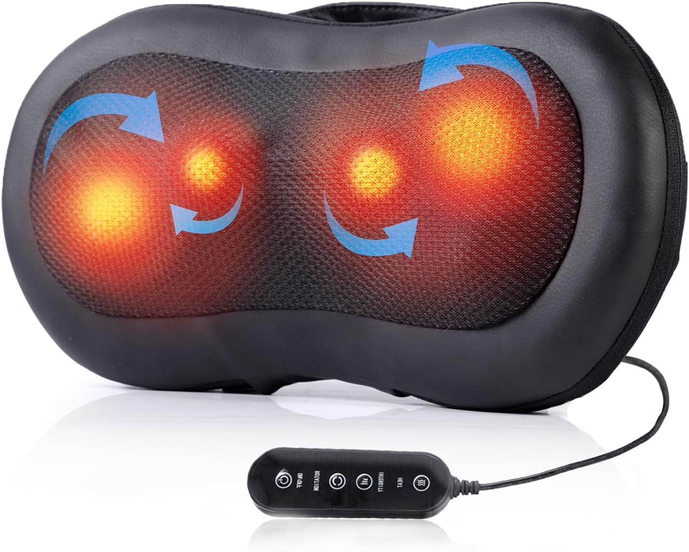 abb wireless vibration sensor X-Shape Cordless Heat Therapy Vibration Shiatsu Noontime Snooze Massage  Pillow for The Classmate & Office Staff - Neck Massager, Neckology main image 0