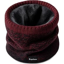 Knitted Neck Warmer, Ombre Winter Ski Neck Gaiter for Men/Women