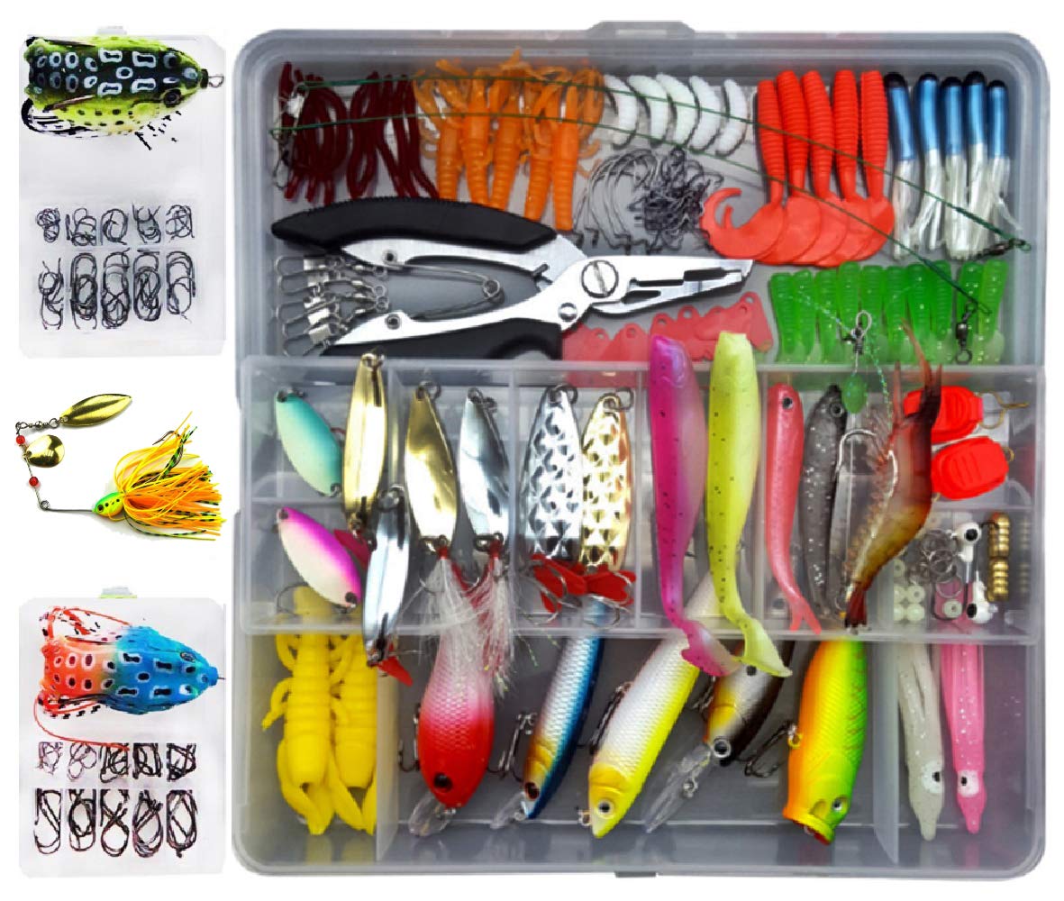 Amazon | 釣りルアーセット 285個釣具セット ソフトルアー ハード餌
