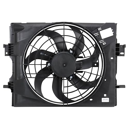 Vista 488 de TRQ Conjunto de ventilador de refrigeración dual compatible con Infiniti EX35 2009 FX35 FX50 2007-2008 G35 2008-2013 G37 2012-2013 M35h 2014-2015