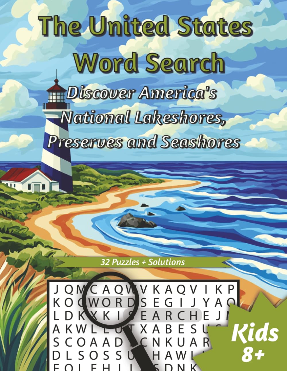 The United States Word Search: Discover America's National Lakeshores, Preserves and Seashores
