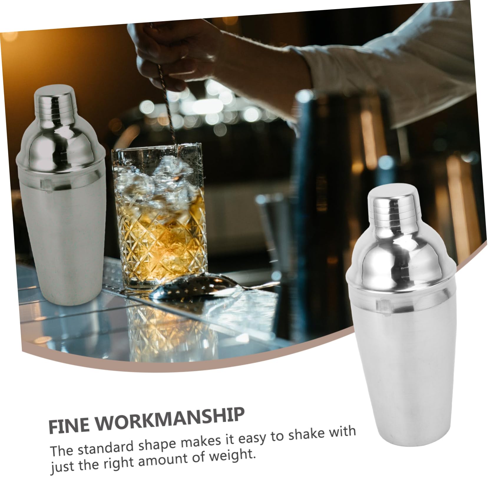ABOOFAN 22piezas Coctelera Para Cócteles Vaso Medidor y Suministros Para Barman Equipo De Incluyendo Coctelera Herramienta Para Cócteles