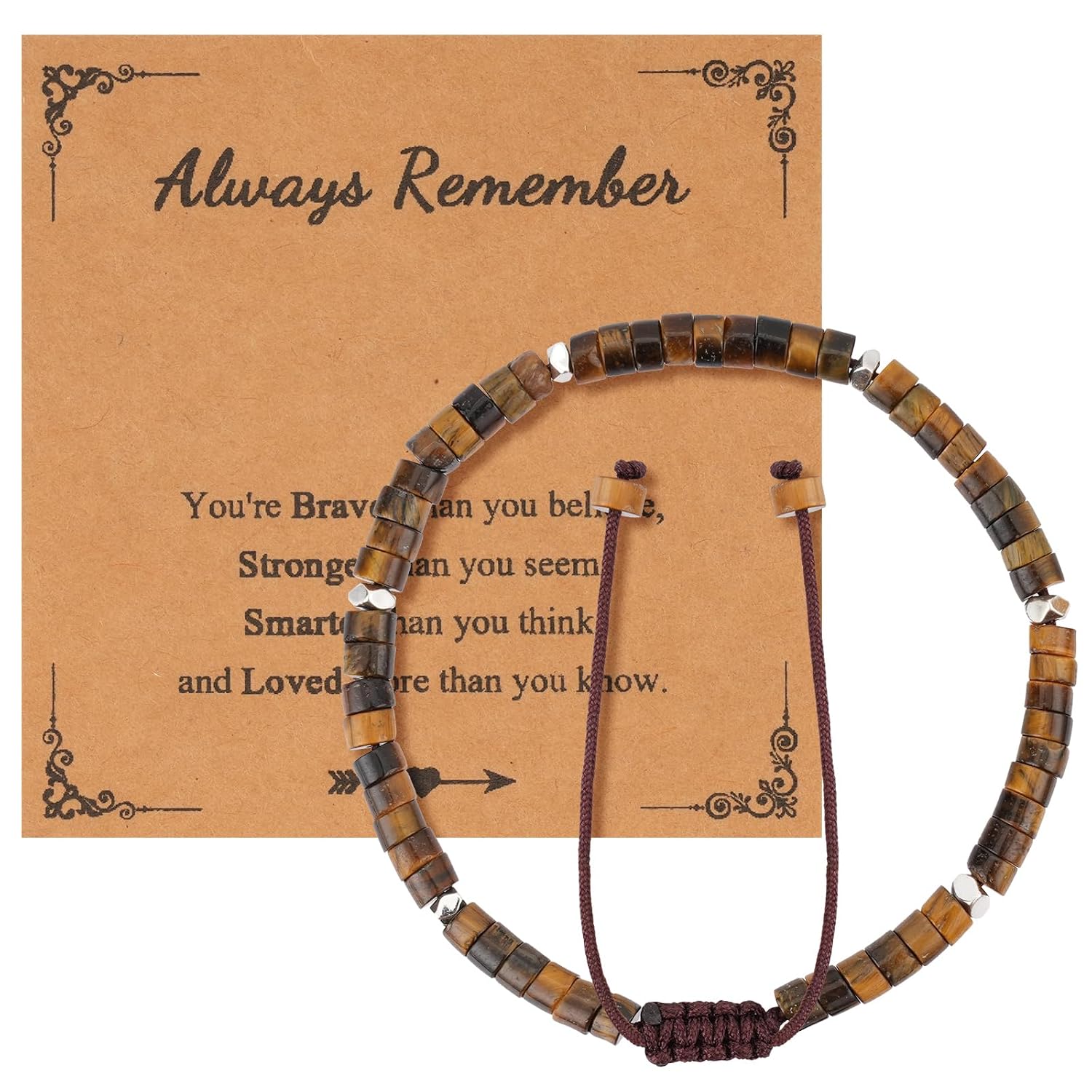 Healing Bracelet for Women, Handmade Natural Stone Encouragement Gift for Friends Sister Mom, Get Well Soon Inspirational Boho Friendship Jewelry - Image 8
