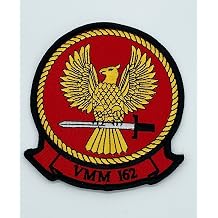 VMM-162 Golden Eagles Squadron Patch Hook and Loop, 4"