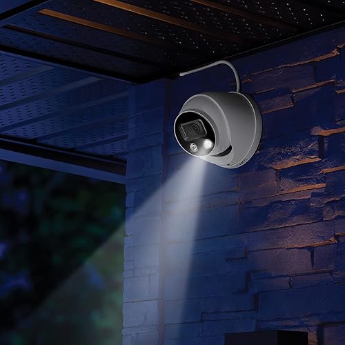 Miniatura 6 de Lorex E893DD-E Cámara domo IP de disuasión inteligente 4K Ultra HD para interiores y exteriores con detección de movimiento inteligente Plus visión