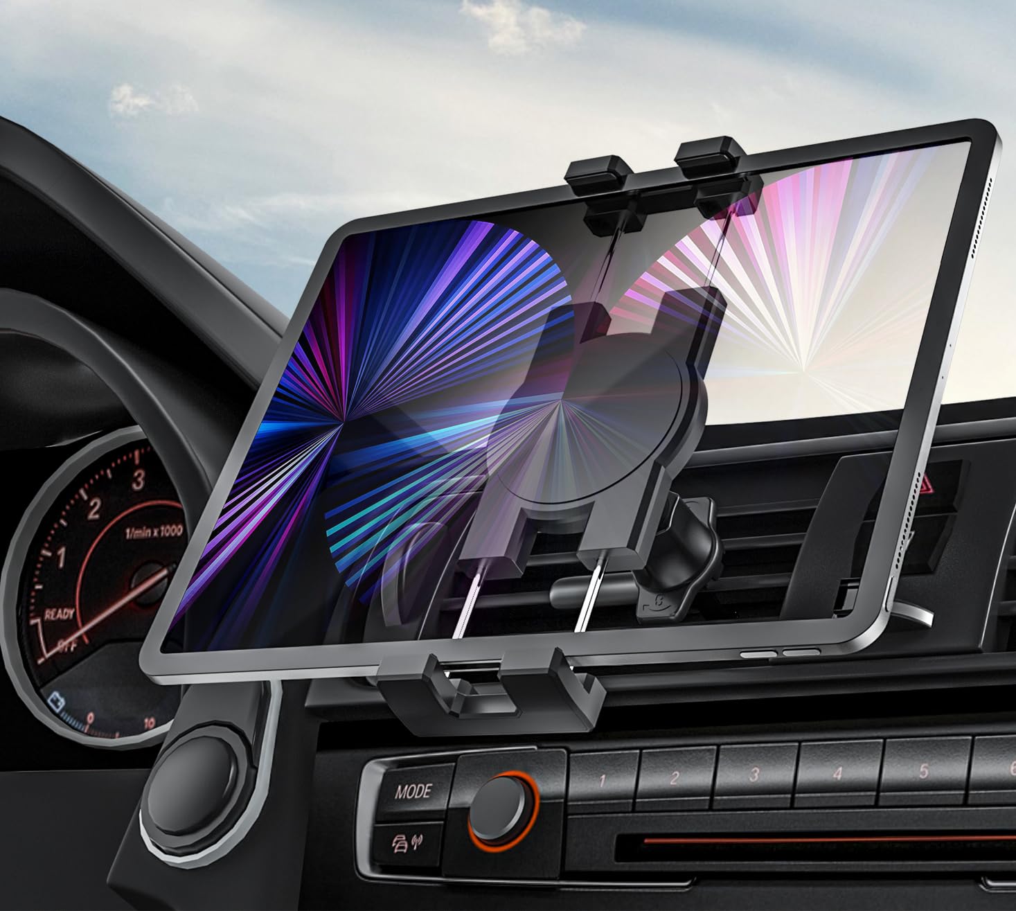 Amazon.co.jp: woleyi 車載ホルダー タブレットホルダー エアコン