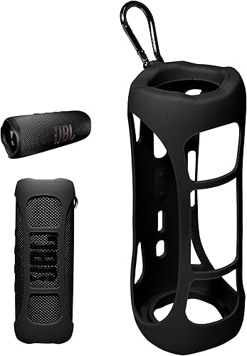 Alltravel - Funda de silicona para altavoz Bluetooth portátil JBL Flip 6, solución de protección completa portátil, piel personalizada con color y
