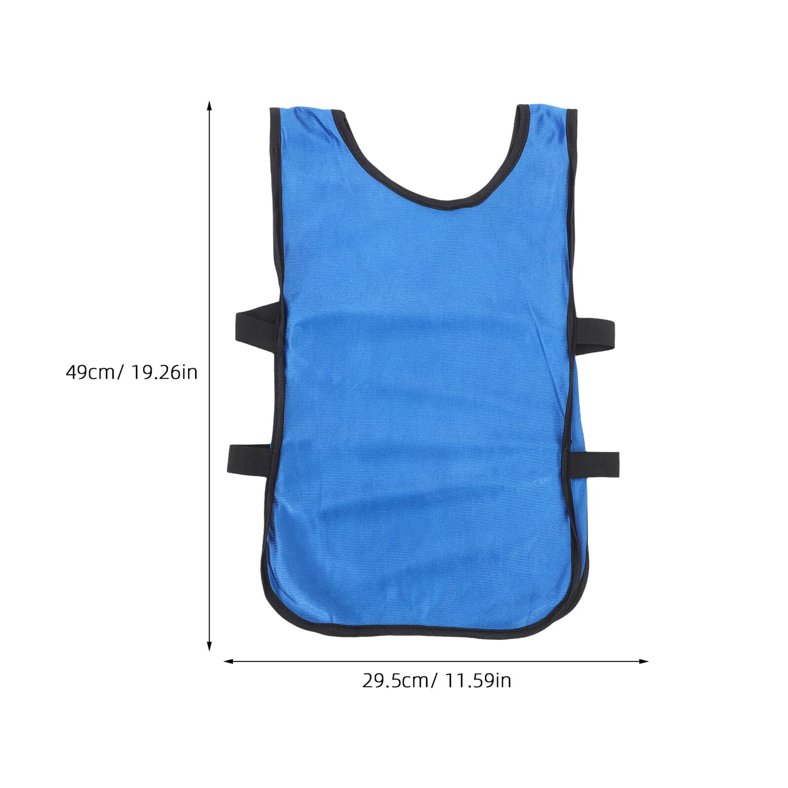 BESTonZON 18 Piezas Petos de Entrenamiento Fútbol Transpirable Chaleco Azul para Entrenamiento Deportivo Infantil