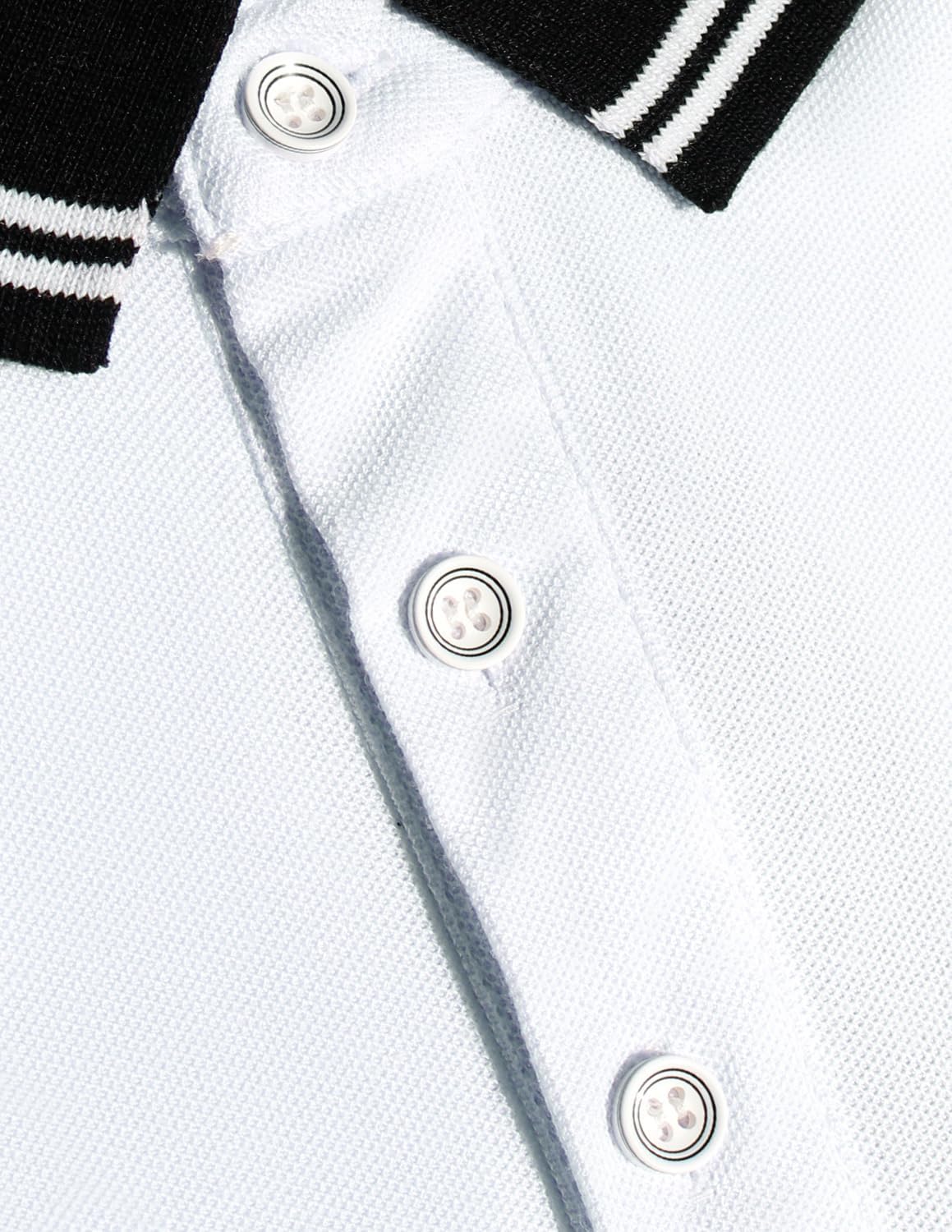 LIUPMWE Mens Polo Shirts Short Sleeve Shirts for Men Casual Cotton Collared T Shirt Golf Shirts Stylish Tops - Image 3