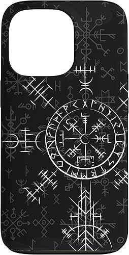 Carcasa para iPhone 13 Pro Celtic Lucky Charm Viking Compass Vegvísir - Celtic Vegvisir Case