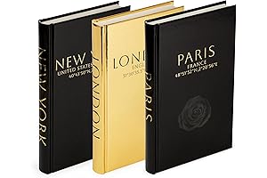 Coffee Table Decor Books with Gold Foiling: Add Style to Your Bookshelf